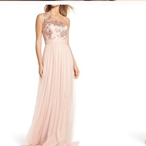 Amsale Ashlynn bridesmaid sequin